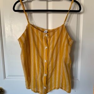 Yellow Blouse Tank Top